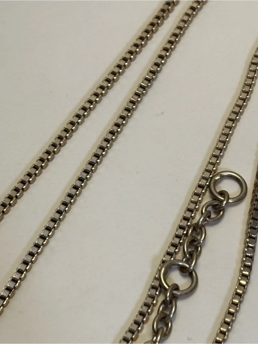 J.Crew Mixed Metal Layered Crescent Pendant Necklace 26”+3”